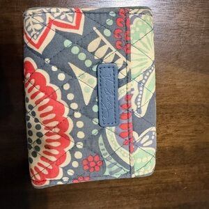 Vera Bradley Blue and Red Quilted Wallet